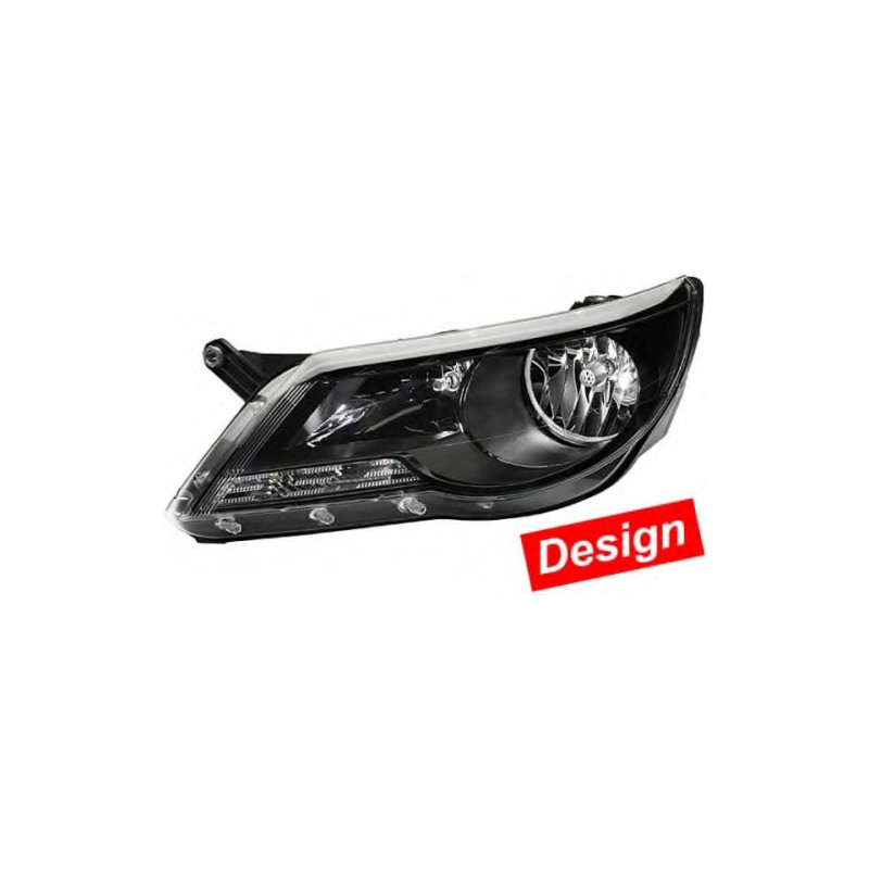 SET PROIETT NERO VW TIGUAN 07