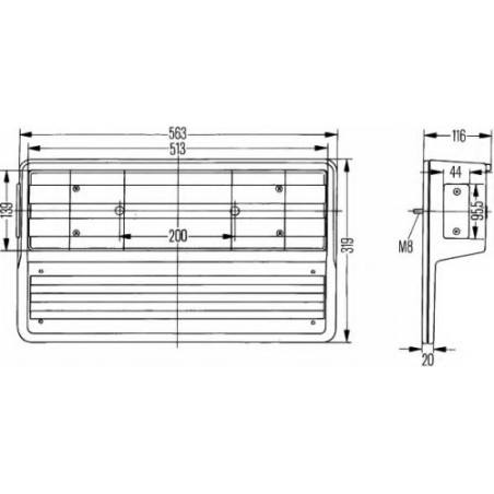 FANALE POST DX EX 2VP005300561