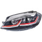 FARO SX FULL LED FBL CCORN DRL ROSSA VW GOLF 7 1116 GTI