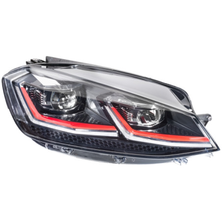 FARO DX FULL LED FBL CCORN DRL ROSSA VW GOLF 7 1116 GTI
