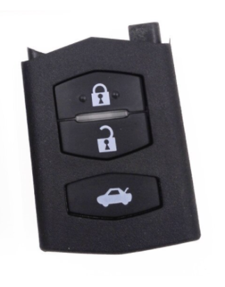 GUSCIO CHIAVE 3 TASTI: SOLO CORPO TASTO APERTURA TASTO CHIUSURA TASTO PORTELLONE MAZDA 2 DY 20032007      , MAZDA 2 DEDH 200720