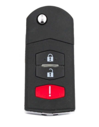 GUSCIO CHIAVE 2+1 TASTI: TASTO APERTURA TASTO CHIUSURA TASTO PANIC MAZDA 2 DLDJ 20142020      , MAZDA 3 SDN-HB BK 20042008     