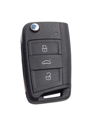 GUSCIO CHIAVE NERO 3 TASTI: TASTO APERTURA TASTO CHIUSURA TASTO PORTELLONE VOLKSWAGEN GOLF VII 5G1 20132016      , VOLKSWAGEN G