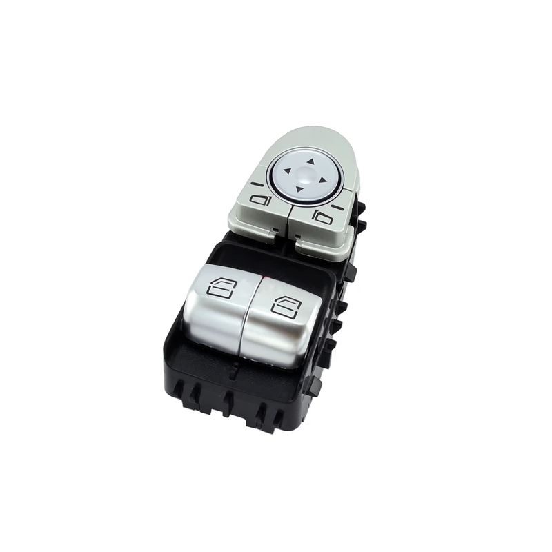 BLOCCO COMANDI ALZACRISTALLIRETROVISORI PORTA ANTERIORE SINISTRA 3 PIN 2 INTERRUTTORI CROMATO MERCEDES-BENZ V W447 20152020    