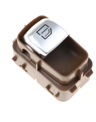 BLOCCO COMANDI ALZACRISTALLI PORTA POSTERIORE DESTRASINISTRA PORTA ANTERIORE DESTRA 4 PIN 1 INTERRUTTORI BASE MARRONE MERCEDES-