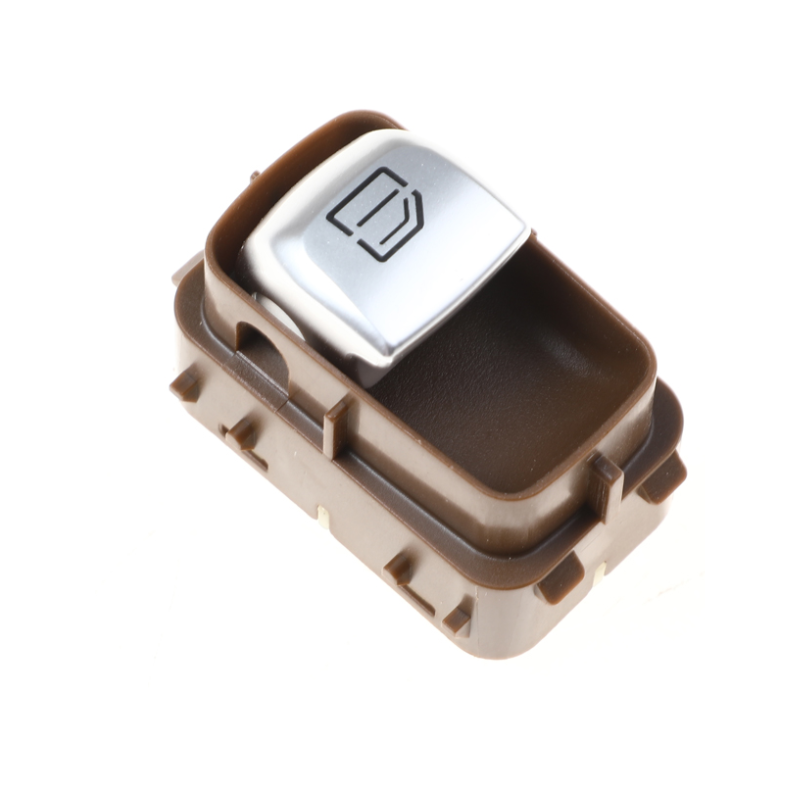 BLOCCO COMANDI ALZACRISTALLI PORTA POSTERIORE DESTRASINISTRA PORTA ANTERIORE DESTRA 4 PIN 1 INTERRUTTORI BASE MARRONE MERCEDES-