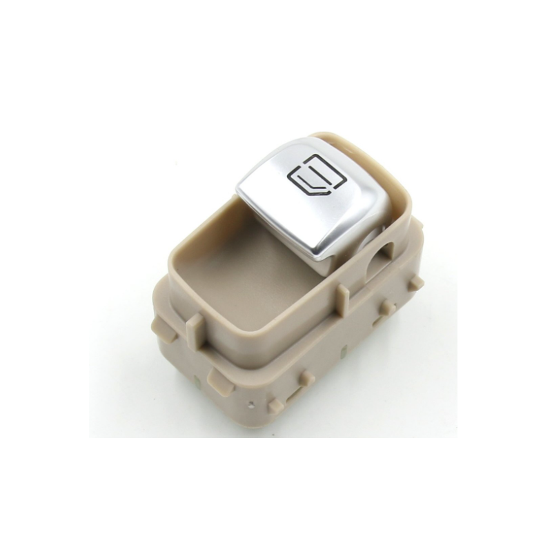 BLOCCO COMANDI ALZACRISTALLI PORTA POSTERIORE DESTRASINISTRA PORTA ANTERIORE DESTRA 4 PIN 1 INTERRUTTORI BASE BEIGE LUCE BIANCA