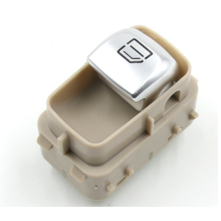 BLOCCO COMANDI ALZACRISTALLI PORTA POSTERIORE DESTRASINISTRA PORTA ANTERIORE DESTRA 4 PIN 1 INTERRUTTORI BASE BEIGE LUCE BIANCA