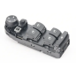 BLOCCO COMANDI ALZACRISTALLIRETROVISORI PORTA ANTERIORE SINISTRA 4 PIN 4 INTERRUTTORI BLOCCO FINESTRINI BMW SERIES 5 E60E61 200
