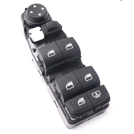 BLOCCO COMANDI ALZACRISTALLIRETROVISORI PORTA ANTERIORE SINISTRA 6 PIN 4 INTERRUTTORI FUNZIONE TENDINE PARASOLE BLOCCO FINESTRI