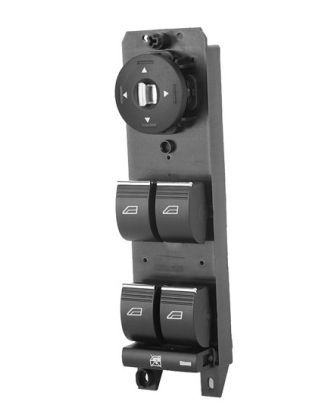 BLOCCO COMANDI ALZACRISTALLIRETROVISORI PORTA ANTERIORE SINISTRA 3 PIN 4 INTERRUTTORI BLOCCO FINESTRINI FORD B-MAX JK 201  FORD