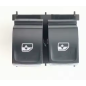 BLOCCO COMANDI ALZACRISTALLI 4 PIN 2 INTERRUTTORI CON CROMATURA SEAT LEON 1P1 20052013