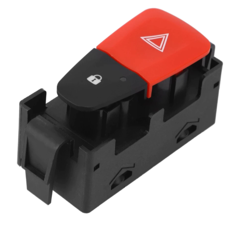 INTERRUTTORE DI ALLARME 6 PIN ROSSO CON PULSANTE CHIUSURA CENTRALIZZATA RENAULT FLUENCE L3 20102013      , RENAULT FLUENCE L3 2