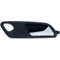 MANIGLIA INTERNA NERA CLEVA ARGENTO ANTERIORE DESTRO VOLKSWAGEN CC 358 20122017      , VOLKSWAGEN PASSAT CC 357 20082012      ,