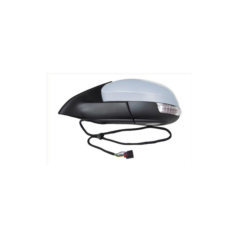 RETROVISORE ELETTRICO DESTRO 9 PIN CON PRIMER TERMICO VETRO CONVESSO RICHIUDIBILE ELETTRICAMENTE CON FANALINO INTEGRATO CON LUC