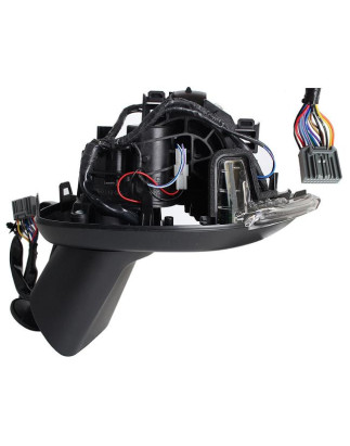 RETROVISORE ELETTRICO SINISTRO 14 PIN SENZA CALOTTA E PIASTRA SISTEMA BLIS TERMICO RICHIUDIBILE ELETTRICAMENTE CON FANALINO INT