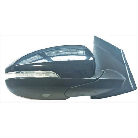 RETROVISORE ELETTRICO DESTRO 10 PIN CALOTTA NERA LISCIA TERMICO RICHIUDIBILE ELETTRICAMENTE CON FANALINO INTEGRATO CON LUCE DI 