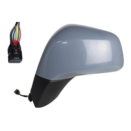 RETROVISORE ELETTRICO DESTRO 5 PIN BASE NERA CON PRIMER TERMICO VETRO CONVESSO OPEL MOKKA X J13 20162020