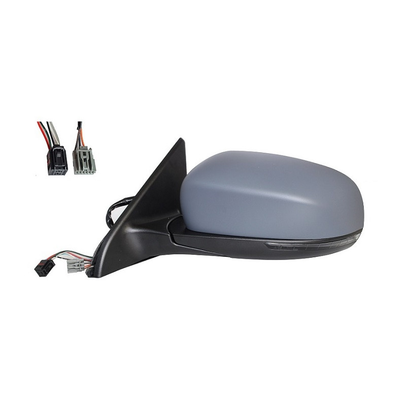RETROVISORE ELETTRICO SINISTRO 5+3 PIN CON PRIMER TERMICO ASFERICO CON FANALINO INTEGRATO CON LUCE DI CORTESIA JEEP COMPASS MPM