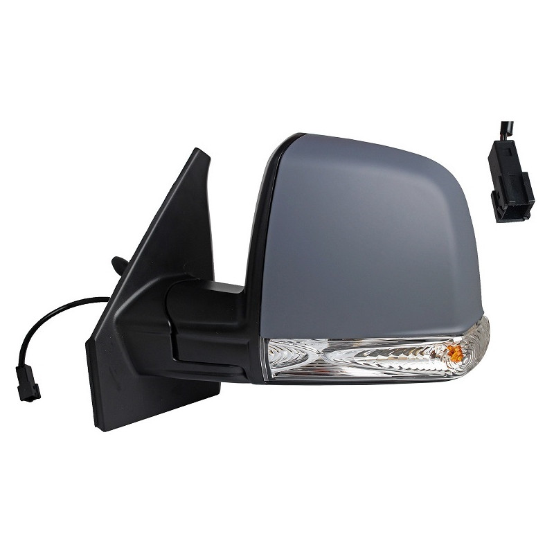 RETROVISORE MECCANICO DESTRO 2 PIN MODCOMBIPANORAMA CON PRIMER VETRO CONVESSO CON FANALINO INTEGRATO FIAT DOBLO 263 20092015, F