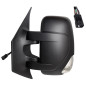 RETROVISORE ELETTRICO SINISTRO 9 PIN NERO 5W TERMICO VETRO CONVESSO CON FANALINO INTEGRATO CON SISTEMA BLIS NISSAN INTERSTAR X7