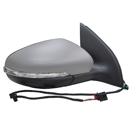 RETROVISORE ELETTRICO DESTRO 11 PIN CON PRIMER TERMICO CON FANALINO INTEGRATO CON MEMORIA VOLKSWAGEN CROSS TOURAN 1T11T2 201020