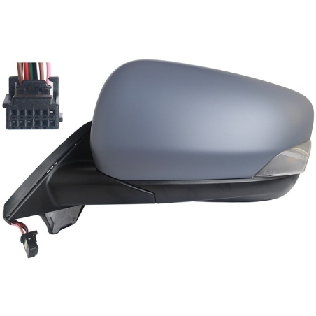 RETROVISORE ELETTRICO SINISTRO 10 PIN CON PRIMER TERMICO ASFERICO RICHIUDIBILE ELETTRICAMENTE CON SISTEMA BLIS RENAULT KANGOO 2