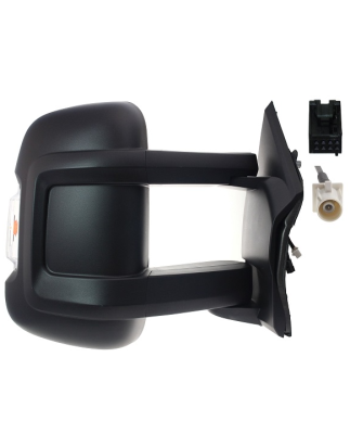 RETROVISORE ELETTRICO DESTRO BRACCIO LUNGO 8 PIN TERMICO VETRO CONVESSO CON FANALINO INTEGRATO 16W CON ANTENNA CITROEN e JUMPER