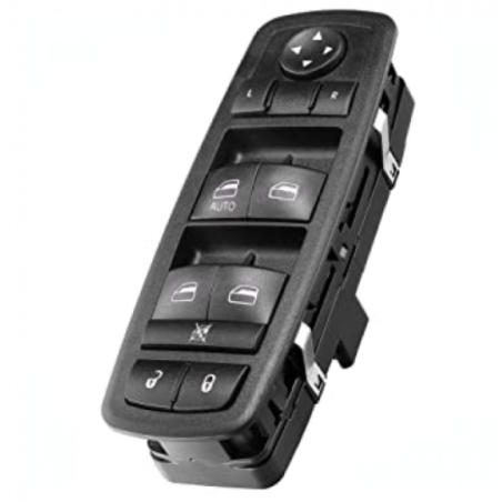 PULSANTIERA ALZACRISTALLI PORTA ANTERIORE SINISTRA 21 PIN 4 INTERRUTTORI FUNZIONE AUTO CHIUSURA CENTRALIZZATA COMANDI RETROVISO