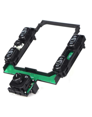 PULSANTIERA ALZACRISTALLI 26 PIN 4 INTERRUTTORI COMANDI RETROVISORI BLOCCO FINESTRINI MERCEDES-BENZ C CLASS W202 19931999, MERC