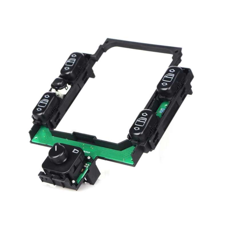 PULSANTIERA ALZACRISTALLI 26 PIN 4 INTERRUTTORI COMANDI RETROVISORI BLOCCO FINESTRINI MERCEDES-BENZ C CLASS W202 19931999, MERC