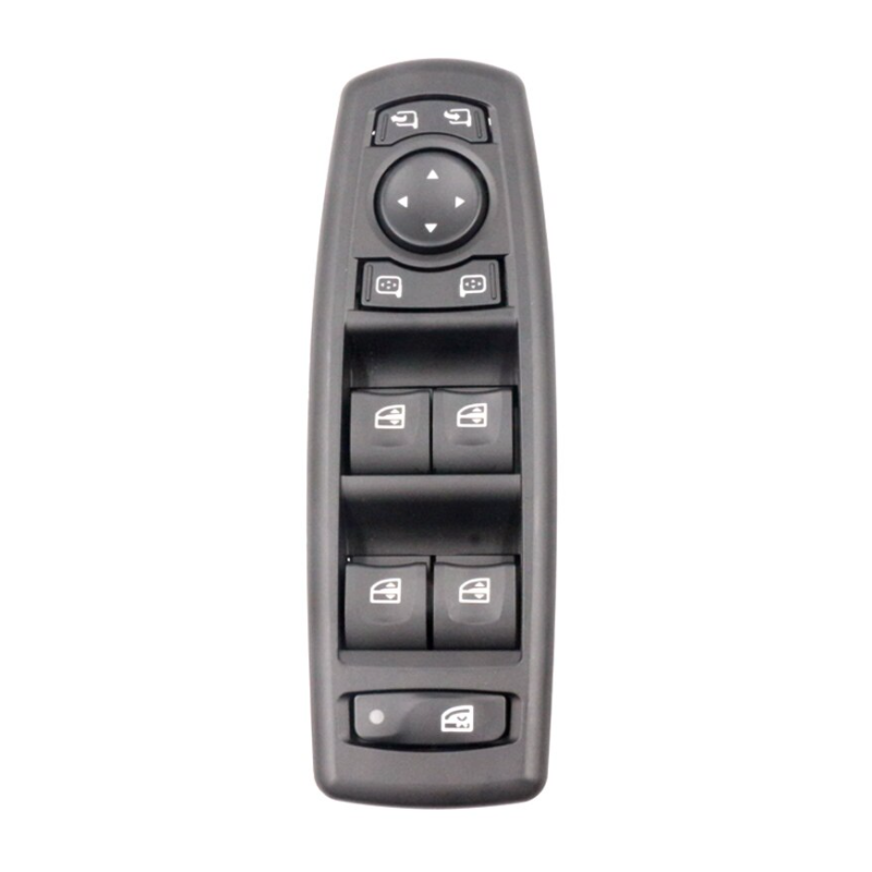 PULSANTIERA ALZACRISTALLI PORTA ANTERIORE SINISTRA 19 PIN 4 INTERRUTTORI COMANDI RETROVISORI RIBALTABILI BLOCCO FINESTRINI RENA