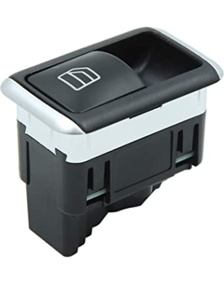 PULSANTIERA ALZACRISTALLI PORTA ANTERIORE DESTRA 4 PIN 1 INTERRUTTORI CON CROMATURA MERCEDES-BENZ A CLASS W176 20122015, MERCED