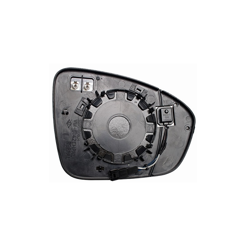 VETRO CON PIASTRA SINISTRO CROMATO CONVESSO CSISTEMA BLIS ASFERICO TERMICO RENAULT CLIO V B7 20192023, RENAULT MEGANE HB-SW B9A