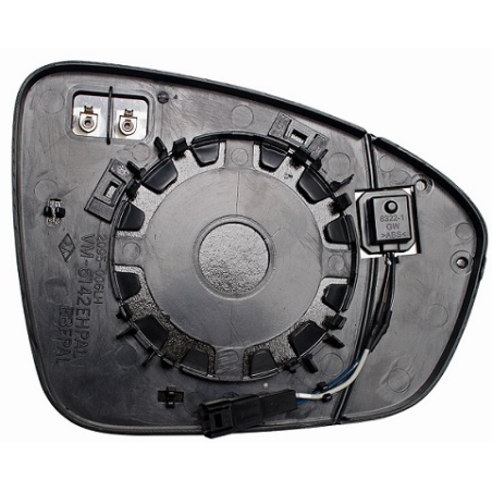 VETRO CON PIASTRA SINISTRO CROMATO CONVESSO CSISTEMA BLIS ASFERICO TERMICO RENAULT CLIO V B7 20192023, RENAULT MEGANE HB-SW B9A