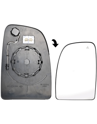 VETRO CON PIASTRA SINISTRO TERMICO CONVESSO CON ATTACCO VM BLIS FIAT DUCATO III 250 20062014