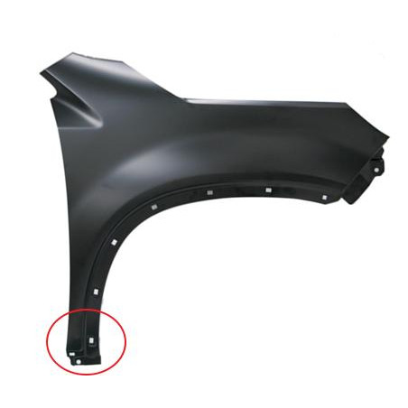 PARAFANGO ANTERIORE DESTRO CON FORI GIROPARAFANGO KIA SORENTO XM 20092012