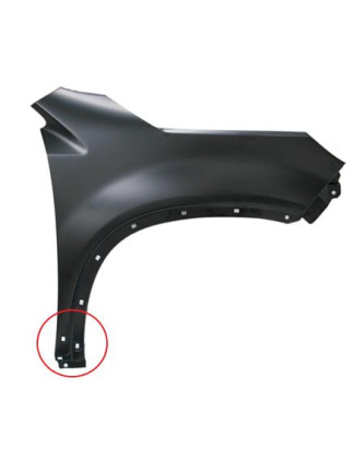 PARAFANGO ANTERIORE DESTRO CON FORI GIROPARAFANGO + MODANATURA KIA SORENTO XM 20092012