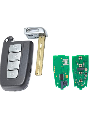 GUSCIO CHIAVE COMPLETO CON CHIP ID46 TIPO FREQUENZA: 315MHZ TASTO APERTURA TASTO CHIUSURA TASTO PORTELLONE TASTO ANTIPANICO HYU