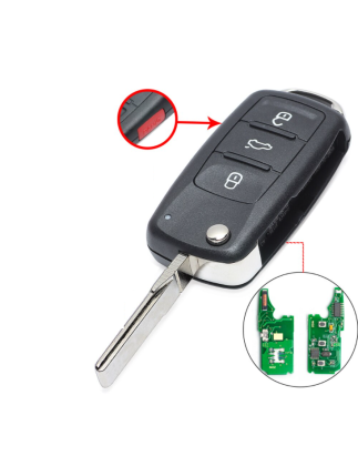 GUSCIO CHIAVE COMPLETO CON CHIP ID46 TIPO FREQUENZA: 433MHZ TASTO APERTURA TASTO CHIUSURA TASTO PORTELLONE TASTO ANTIPANICO VOL