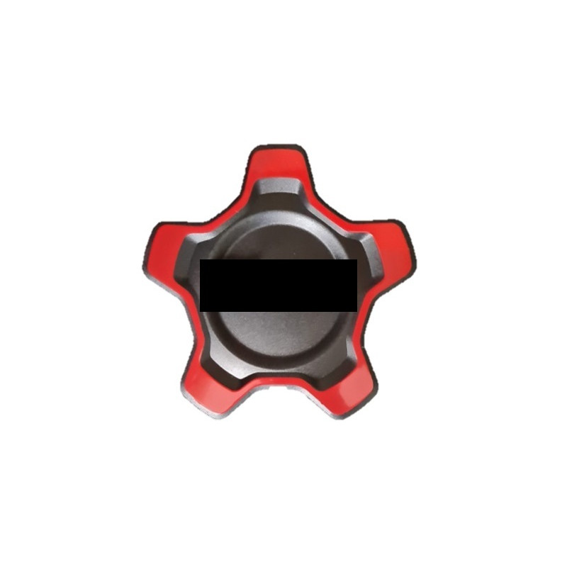 COPRIMOZZO BORDO ROSSO CON SCRITTA ROSSA