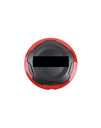 COPRIMOZZO NERO BORDO ROSSO