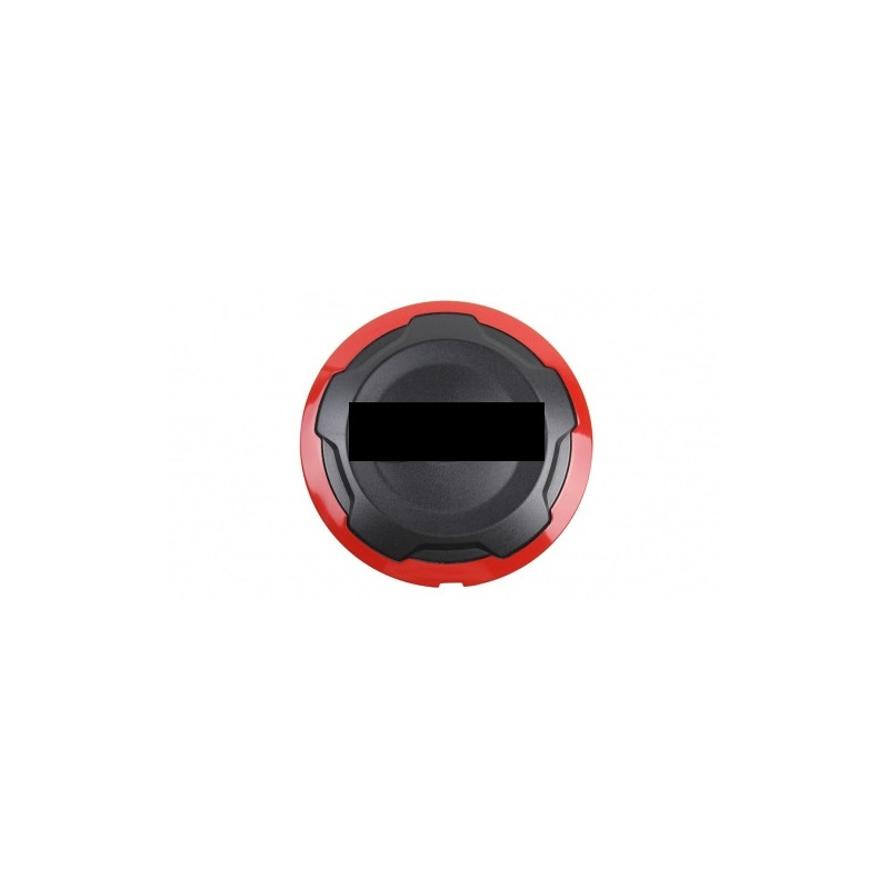 COPRIMOZZO NERO BORDO ROSSO