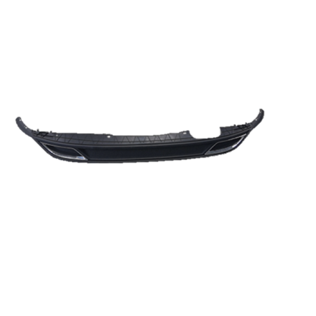 SPOILER PARAURTI POSTERIORE NERO CON MODANATURE CROMATE VOLKSWAGEN POLO AW1BZ1 20172021