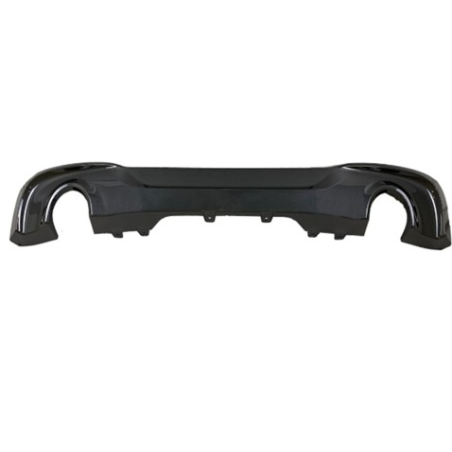 SPOILER PARAURTI POSTERIORE NERO DOPPIO SCARICO BMW SERIES 2 ACTIVEGRAN TOURER F45F46 20142017 MOD F46 M-SPORT 2018, BMW SERIES