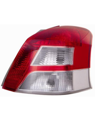 FANALE POSTERIORE DESTRO SENZA PORTALAMPADA BIANCOROSSO LED TOYOTA YARIS II P9 20052011 VERS 2009