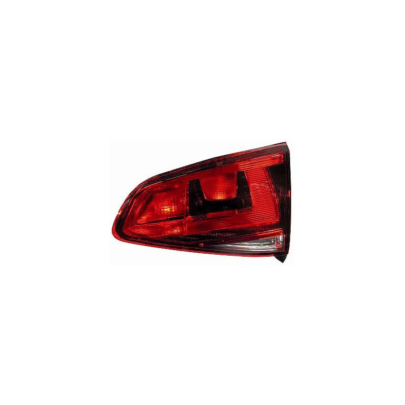 FANALE POSTERIORE DESTRO SENZA PORTALAMPADA BIANCOROSSO INTERNO FONDO SCURO VOLKSWAGEN GOLF VII 5G1 20132016