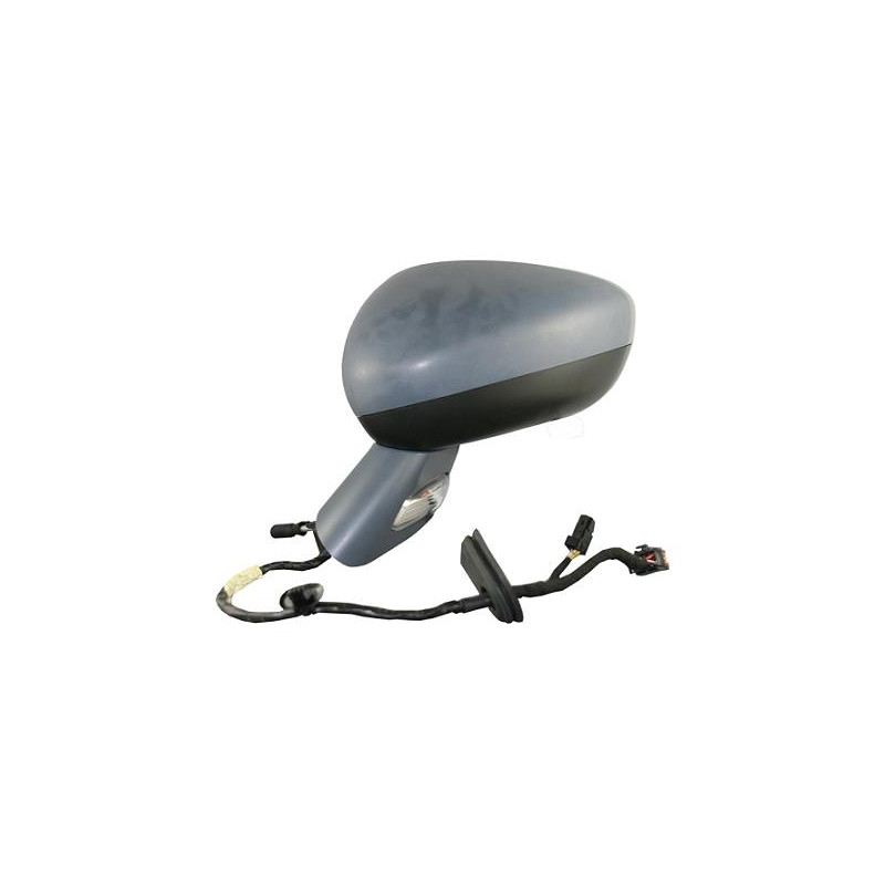 RETROVISORE ELETTRICO SINISTRO 5 PIN BASE CROMATA CON PRIMER TERMICO VETRO CONVESSO CON FANALINO INTEGRATO CITROEN C3 SC 201020