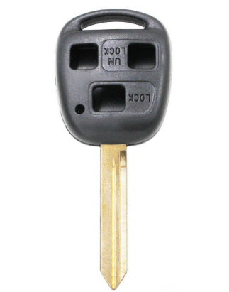 GUSCIO CHIAVE 3 TASTI: NO TASTI IN GOMMA TASTO APERTURA TASTO CHIUSURA TASTO PORTELLONE LAMA TOY47 TOYOTA AURIS E15 20062010   