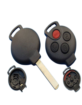 GUSCIO CHIAVE 3+1 TASTI:  TASTO APERTURA TASTO CHIUSURA TASTO PORTELLONE TASTO PANIC LAMA HU101 SMART FORTWO 451 20072012      